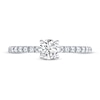 Thumbnail Image 3 of THE LEO Diamond Engagement Ring 3/4 ct tw Round-cut 14K White Gold