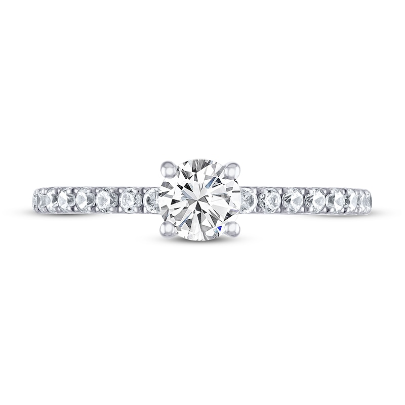 Main Image 3 of THE LEO Diamond Engagement Ring 3/4 ct tw Round-cut 14K White Gold