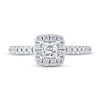 Thumbnail Image 2 of THE LEO Diamond Engagement Ring 5/8 ct tw Princess & Round-cut 14K White Gold