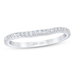 THE LEO First Light Diamond Wedding Band 1/5 ct tw 14K White Gold