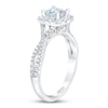 Thumbnail Image 2 of THE LEO First Light Diamond Princess-Cut Engagement Ring 1-1/8 ct tw 14K White Gold