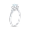 Thumbnail Image 5 of THE LEO First Light Diamond Princess-Cut Engagement Ring 3/4 ct tw 14K White Gold