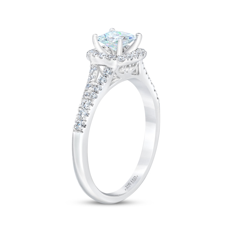 Main Image 5 of THE LEO First Light Diamond Princess-Cut Engagement Ring 3/4 ct tw 14K White Gold