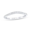 Thumbnail Image 9 of THE LEO First Light Diamond Wedding Band 1/6 ct tw 14K White Gold