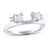 Thumbnail Image 0 of THE LEO Diamond Enhancer Ring 3/4 ct tw Princess & Round-cut 14K White Gold