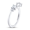 Thumbnail Image 1 of THE LEO Diamond Enhancer Ring 3/4 ct tw Princess & Round-cut 14K White Gold