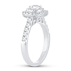 Thumbnail Image 2 of Diamond Engagement Ring 1 ct tw Princess & Round 14K White Gold