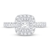 Thumbnail Image 3 of Diamond Engagement Ring 1 ct tw Princess & Round 14K White Gold