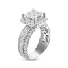 Thumbnail Image 2 of Multi-Diamond Engagement Ring 3 ct tw Princess & Round 14K White Gold