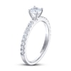 Thumbnail Image 2 of THE LEO Ideal Cut Diamond Engagement Ring 3/4 ct tw Round-cut 14K White Gold