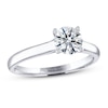 Thumbnail Image 1 of THE LEO Ideal Cut Diamond Solitaire Engagement Ring 1 ct tw 14K White Gold