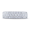 Thumbnail Image 3 of THE LEO Ideal Cut Diamond Anniversary Ring 1-1/2 ct tw 14K White Gold