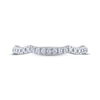 Thumbnail Image 3 of THE LEO Ideal Cut Diamond Wedding Band 1/5 ct tw 14K White Gold