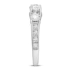 Thumbnail Image 3 of 3-Stone Diamond Engagement Ring 2 ct tw Round & Princess 14K White Gold