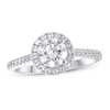 Thumbnail Image 0 of Lab-Created Diamonds by KAY Engagement Ring 1-1/3 ct tw 14K White Gold