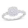 Thumbnail Image 1 of Diamond Engagement Ring 1/4 ct tw Round-cut 14K White Gold