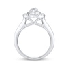 Thumbnail Image 3 of Diamond Engagement Ring 1-7/8 ct tw Pear, Baguette & Round 14K White Gold