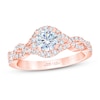 Thumbnail Image 1 of THE LEO First Light Diamond Engagement Ring 7/8 ct tw 14K Rose Gold