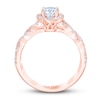 Thumbnail Image 3 of THE LEO First Light Diamond Engagement Ring 7/8 ct tw 14K Rose Gold