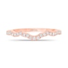 Thumbnail Image 3 of THE LEO First Light Diamond Wedding Band 1/5 ct tw Round-cut 14K Rose Gold