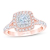 Thumbnail Image 1 of THE LEO First Light Diamond Engagement Ring 1 ct tw Round-cut 14K Two-Tone Gold