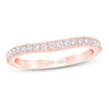 Thumbnail Image 1 of THE LEO First Light Diamond Wedding Band 1/4 ct tw Round-cut 14K Rose Gold