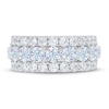 Thumbnail Image 2 of THE LEO First Light Diamond Anniversary Ring 3 ct tw Round-cut 14K White Gold