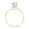 Thumbnail Image 3 of THE LEO First Light Diamond Solitaire Engagement Ring 1 ct tw Round-cut 14K Yellow Gold