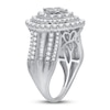 Thumbnail Image 2 of Diamond Engagement Ring 2 ct tw Princess, Round & Baguette 10K White Gold