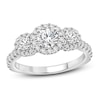 Thumbnail Image 1 of 3-Stone Diamond Engagement Ring 1-3/8 ct tw Round-cut 14K White Gold