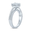 Thumbnail Image 2 of Diamond Engagement Ring 1 ct tw Princess & Round 14K White Gold