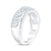 Thumbnail Image 2 of THE LEO First Light Diamond Princess & Round-Cut Anniversary Ring 1 ct tw 14K White Gold