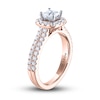 Thumbnail Image 2 of THE LEO Diamond Engagement Ring 1 ct tw Princess/Round 14K Rose Gold