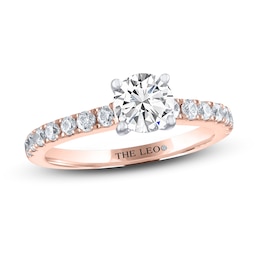 THE LEO Diamond Engagement Ring 1-1/8 ct tw Round-cut 14K Rose Gold