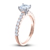 Thumbnail Image 1 of THE LEO Diamond Engagement Ring 1-3/8 ct tw Princess & Round-cut 14K Rose Gold