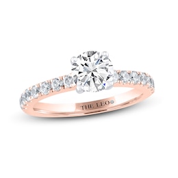 THE LEO Diamond Engagement Ring 1-3/8 ct tw Round-cut 14K Rose Gold