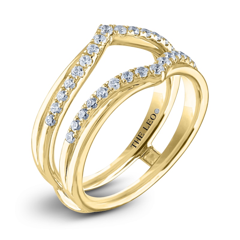 Main Image 2 of THE LEO Diamond Enhancer Band 3/8 ct tw Round-cut 14K Yellow Gold