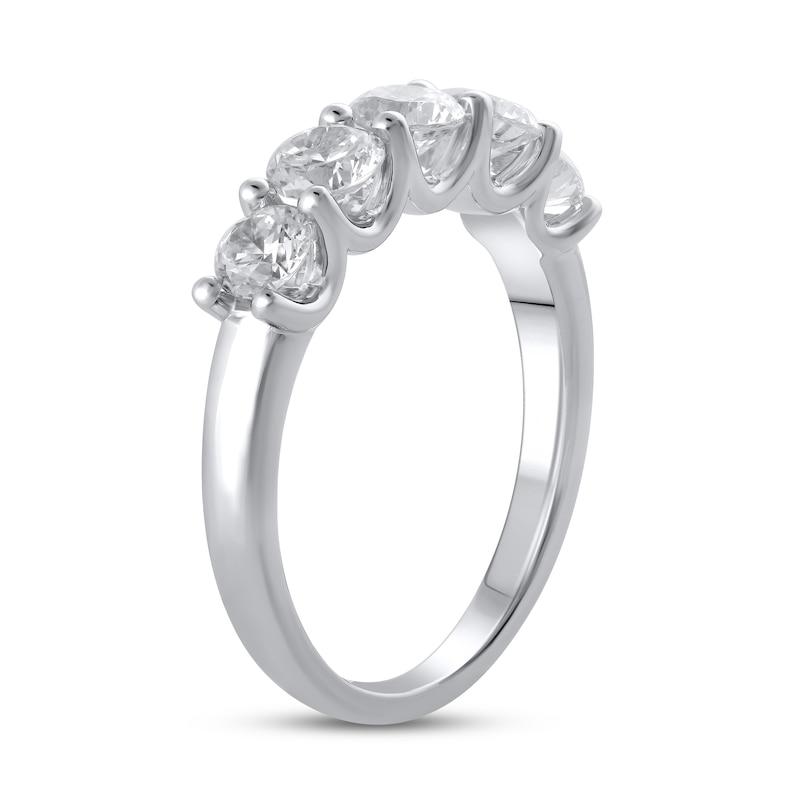 Lab-Grown Diamonds by KAY Anniversary Ring 2 ct tw 14K White Gold