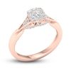 Thumbnail Image 3 of Diamond Engagement Ring 5/8 ct tw Round-cut 14K Rose Gold