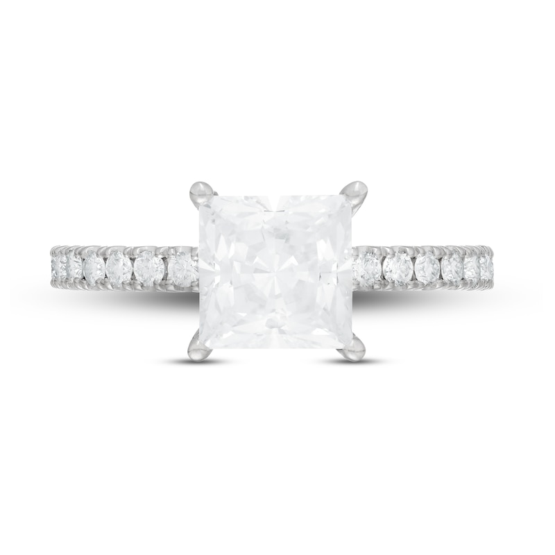 Main Image 2 of Neil Lane Princess-cut Diamond Engagement Ring 2-3/8 ct tw 14K White Gold