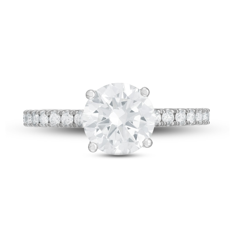 Neil Lane Round-cut Diamond Engagement Ring 2-3/8 ct tw 14K White Gold