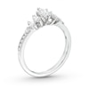 Thumbnail Image 2 of Diamond Engagement Ring 7/8 ct tw Marquise & Round 14K White Gold