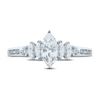 Thumbnail Image 3 of Diamond Engagement Ring 7/8 ct tw Marquise & Round 14K White Gold