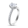 Thumbnail Image 2 of Diamond Engagement Ring 1-1/3 ct tw Oval & Round 14K White Gold