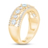 Thumbnail Image 2 of THE LEO First Light Diamond Princess & Round-Cut Anniversary Ring 1 ct tw 14K Yellow Gold