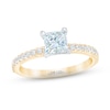 Thumbnail Image 0 of THE LEO First Light Diamond Princess-Cut Engagement Ring 1-1/5 ct tw 14K Yellow Gold