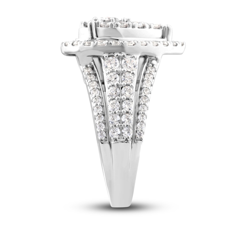 Main Image 2 of Diamond Engagement 2 ct tw Round-Cut 10K White Gold