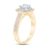 Thumbnail Image 1 of THE LEO First Light Diamond Princess-Cut Engagement Ring 1 ct tw 14K Two-Tone Gold