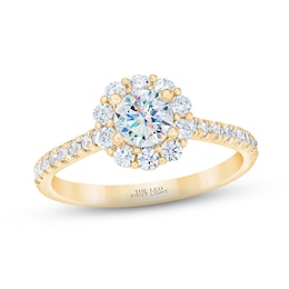 THE LEO First Light Diamond Engagement Ring 1 ct tw 14K Yellow Gold