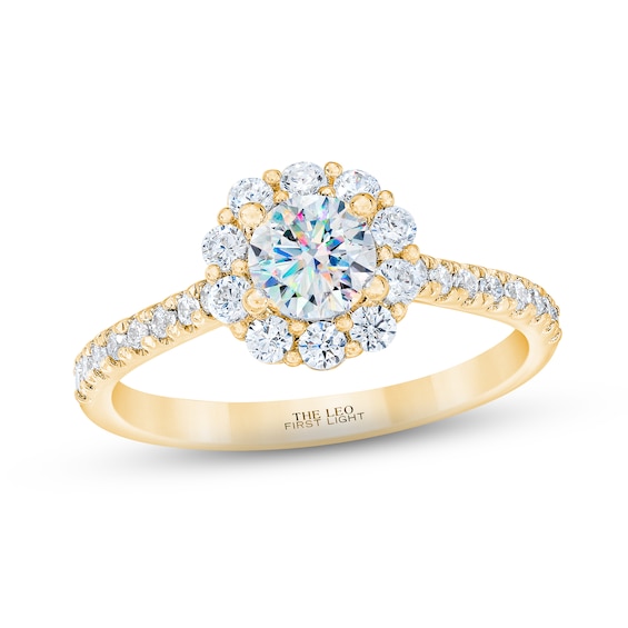 THE LEO First Light Diamond Engagement Ring / ct tw 14K Gold